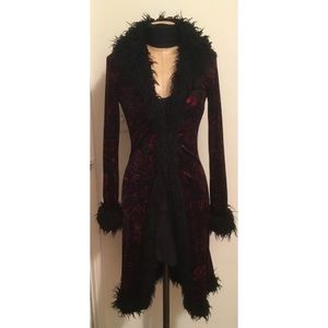 Betsy Johnson Vintage Velvet Coat